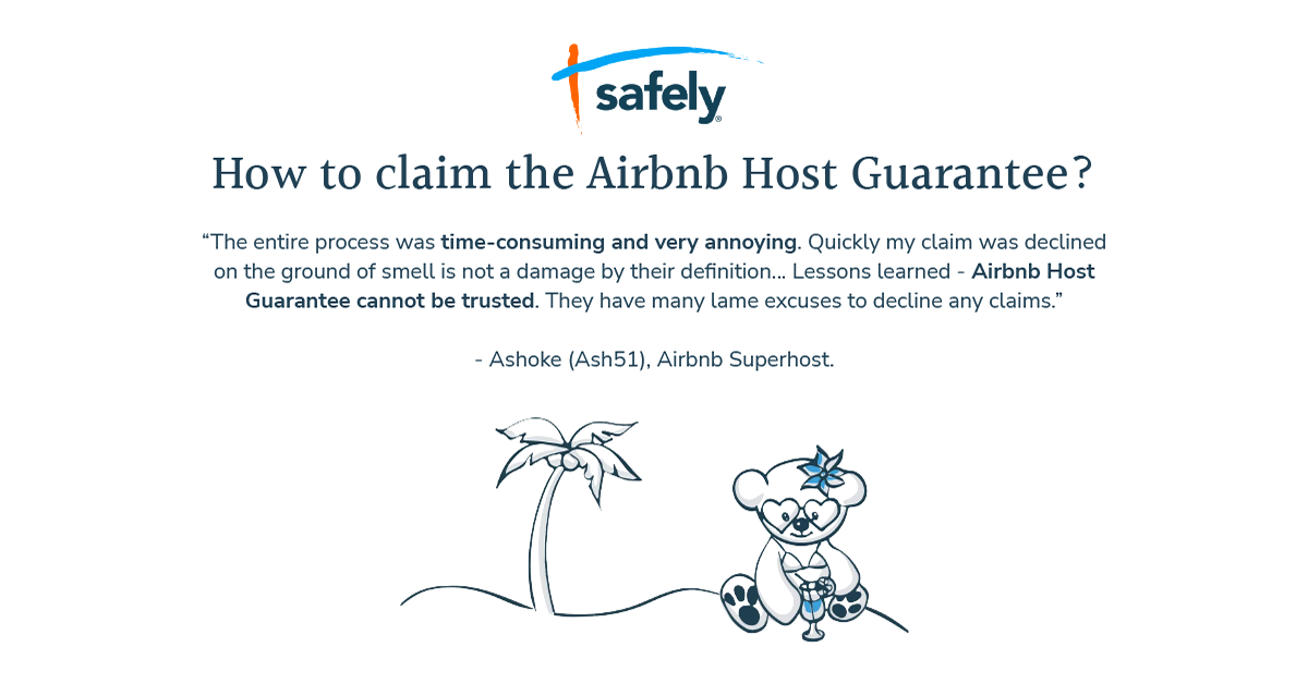 How to claim the Airbnb host guarantee