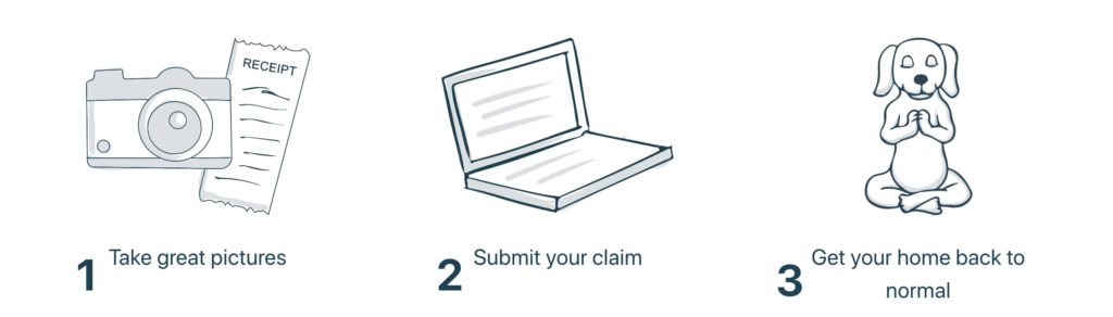 How to make a claim with Safely in 3 steps