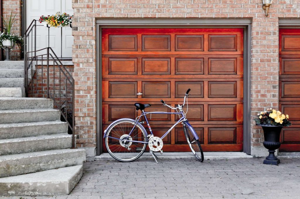 bicycle in front of home